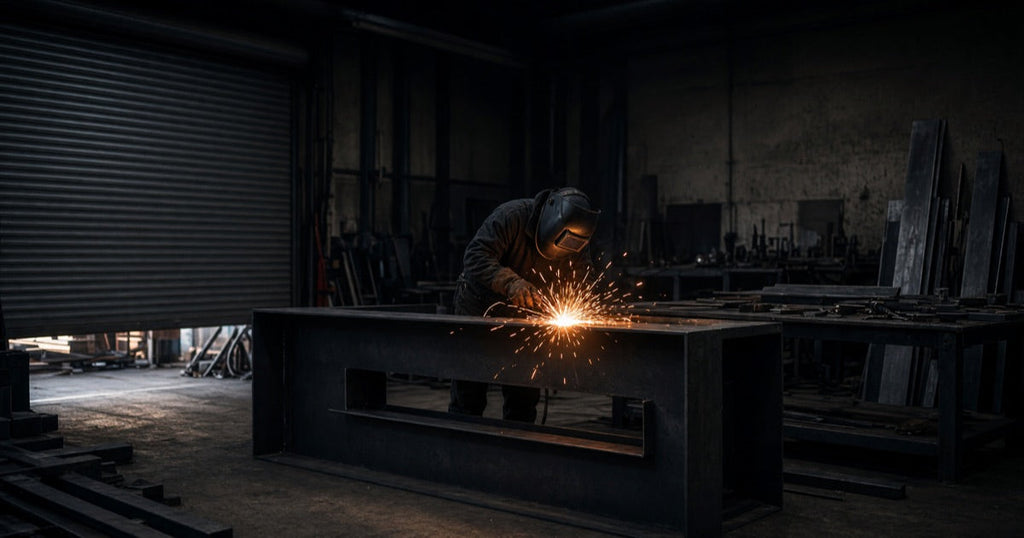 Can of Gas Metalworks — taller láser y taller en Bow, del boceto al precio